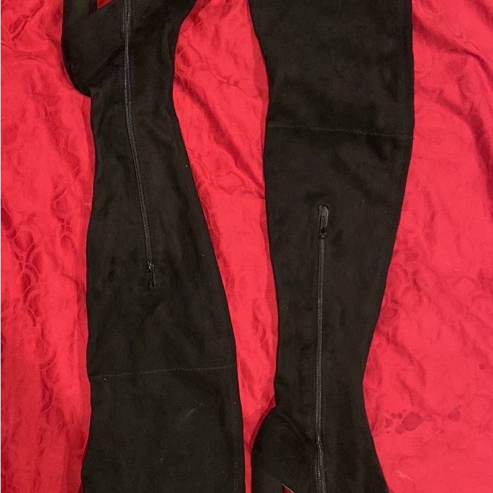 Liliana Black Over-the-Knee Boots